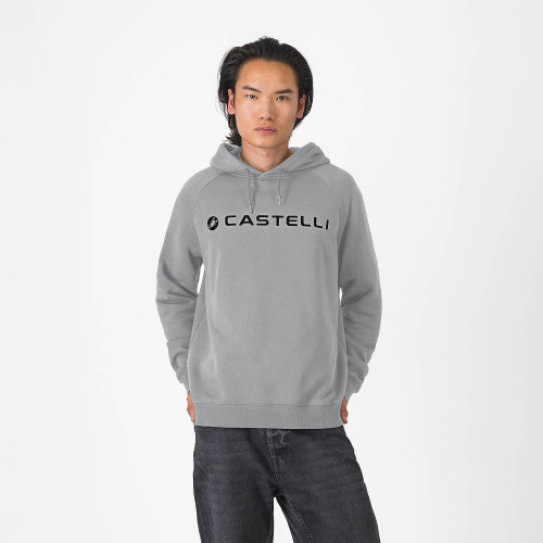 Castelli - Logo Hoodie - Men's - Melange Grey - 2026