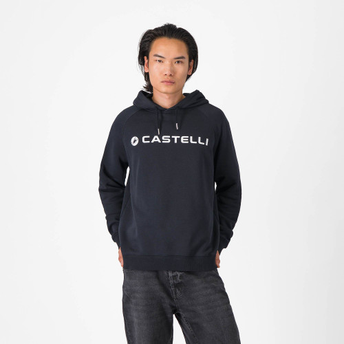 Castelli - Logo Hoodie - Men's - Black - 2026