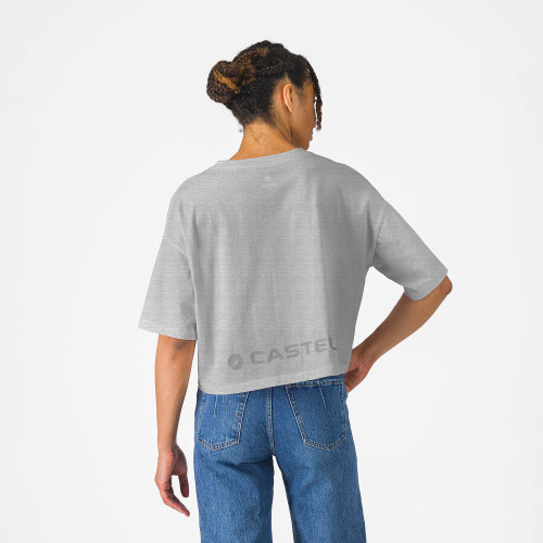 Castelli - Logo T-Shirt - Women's - Melange Grey - 2026