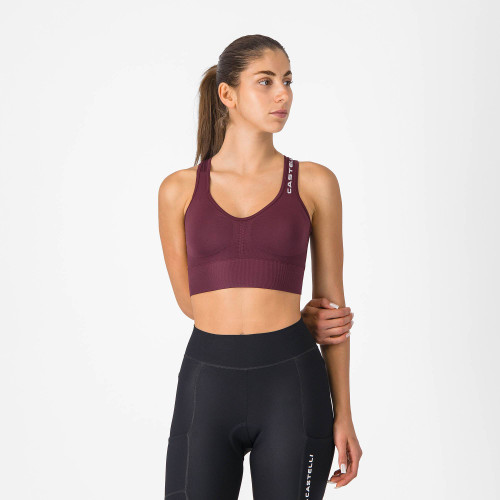 Castelli - Comfort Travel Crop Top - Women's - Deep  Bordeaux - 2026