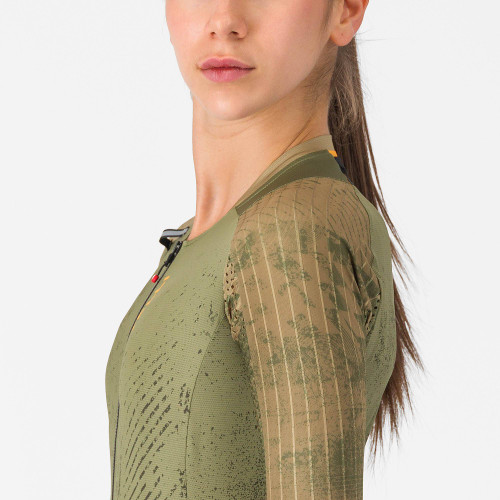 Castelli - Unlimited Pro 2 Jersey - Women's - Forest Green/Elmwood/Vivid Orange - 2026