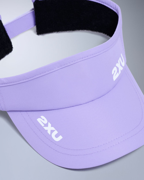 2XU - Run Visor - Unisex - Lavender/White - 2026