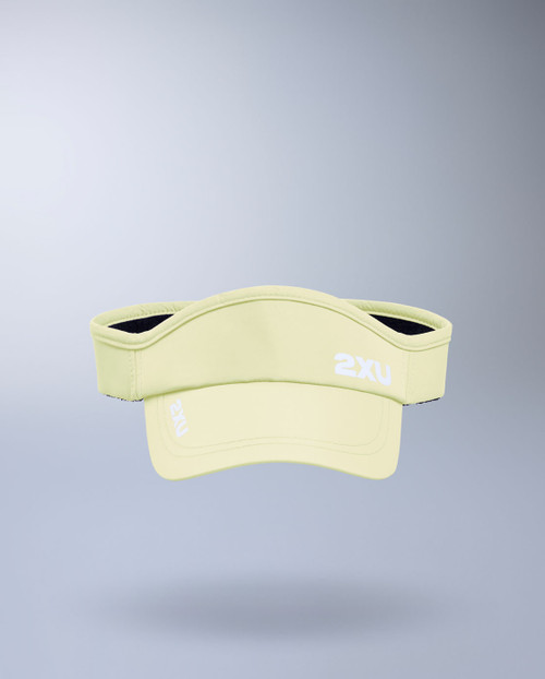 2XU - Run Visor - Unisex - Lemon Ice/White - 2026