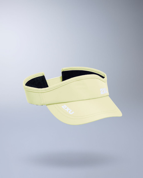 2XU - Run Visor - Unisex - Lemon Ice/White - 2026