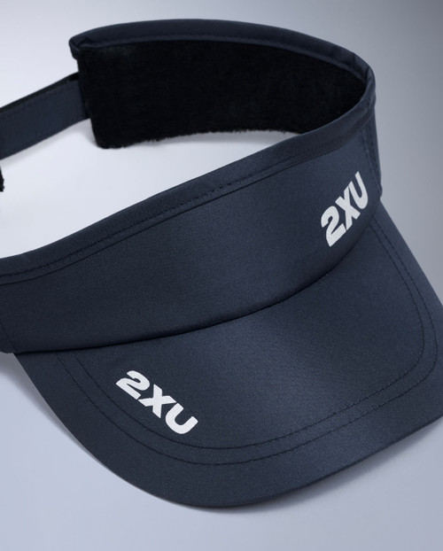 2XU - Run Visor - Unisex - Midnight/Silver - 2026