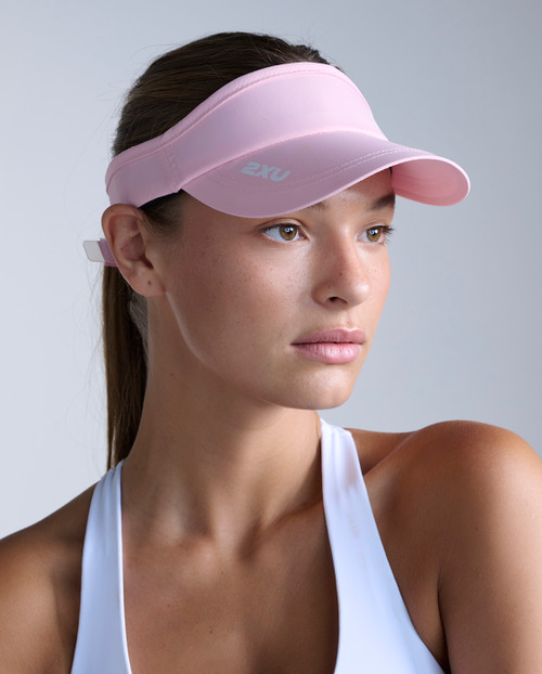 2XU - Run Visor - Unisex - Pink Frost/White - 2026