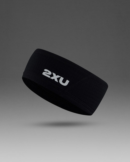 2XU - Ignition Haptic Headband - Unisex - Black/Silver Reflective - 2026