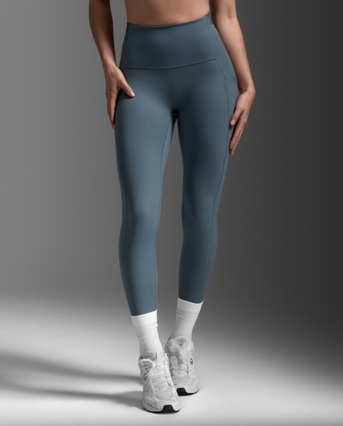 2XU - Form Stash Hi Rise Compression Tight - Women's - Dark Sage/Dark Sage - 2026