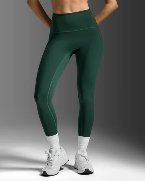 2XU - Form Stash Hi Rise Compression Tight - Women's - Ever Green/Ever Green - 2026