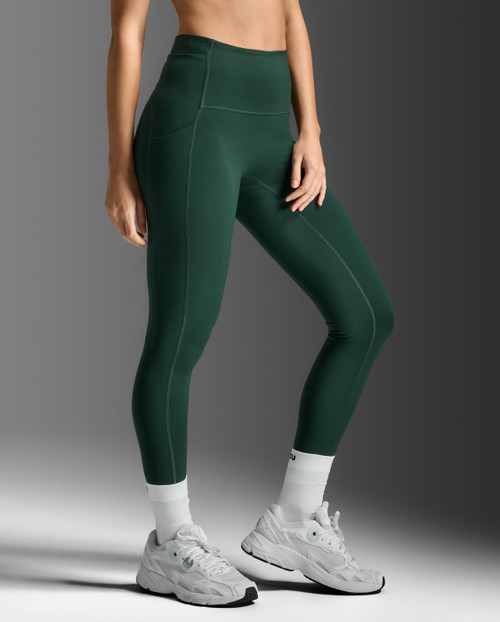 2XU - Form Stash Hi Rise Compression Tight - Women's - Ever Green/Ever Green - 2026