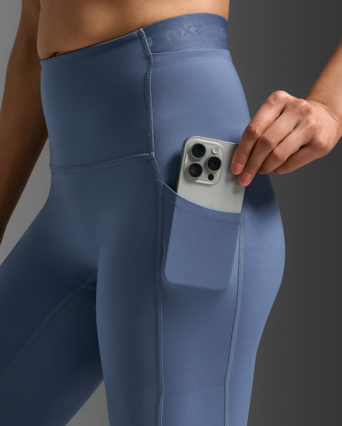 2XU - Form Stash Hi Rise Compression Tight - Women's - Indigo/Indigo - 2026