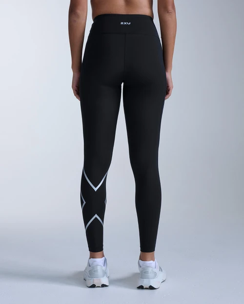 2XU - Core Hi Rise Compression Tights - Women's - Black/Silver - 2026