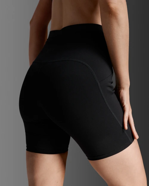2XU - Form Stash Hi Rise Compression 4In Shorts - Women's - Black/Black - 2026