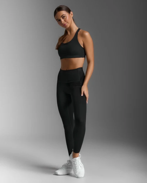 2XU - Form Strappy Low Impact Bra - Women's - Black/Black - 2026