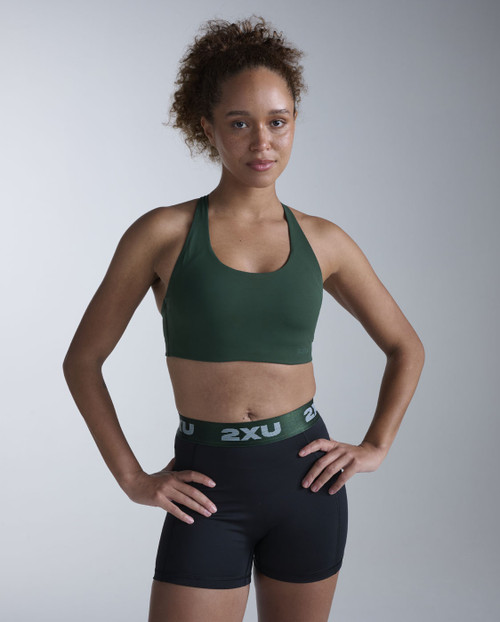 2XU - Form Strappy Low Impact Bra - Women's - Ever Green/Ever Green - 2026