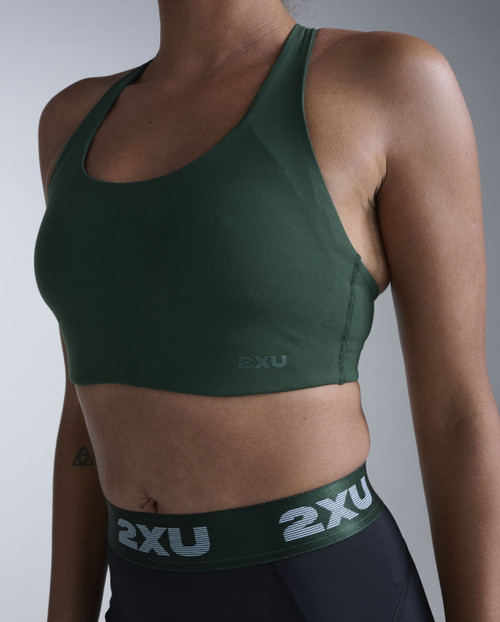 2XU - Form Strappy Low Impact Bra - Women's - Ever Green/Ever Green - 2026