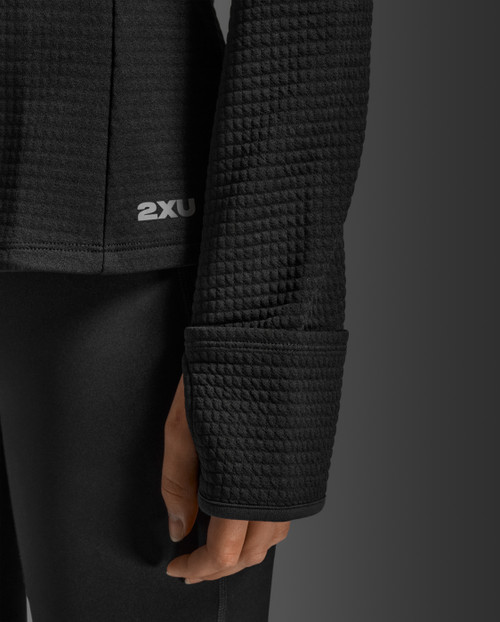 2XU - Ignition Haptic Quarter Zip - Women's - Black/Silver Reflective - 2026