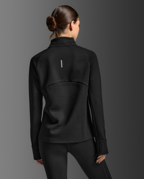 2XU - Ignition Haptic Quarter Zip - Women's - Black/Silver Reflective - 2026