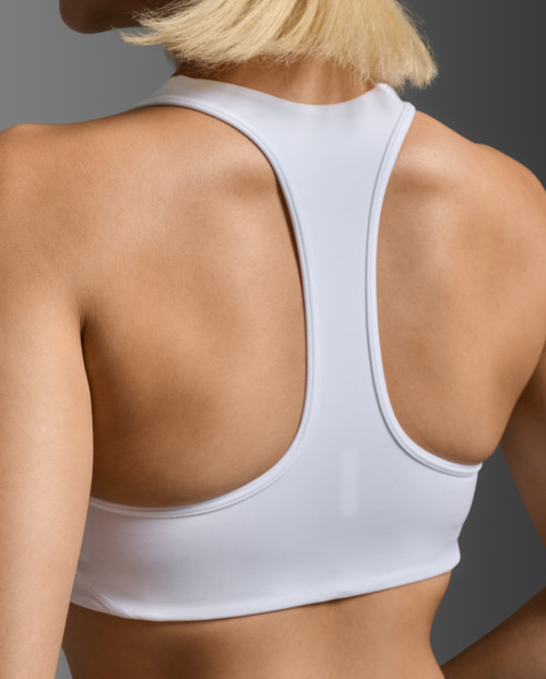 2XU - Form Racerback Medium Impact Bra - Women's - White/White - 2026
