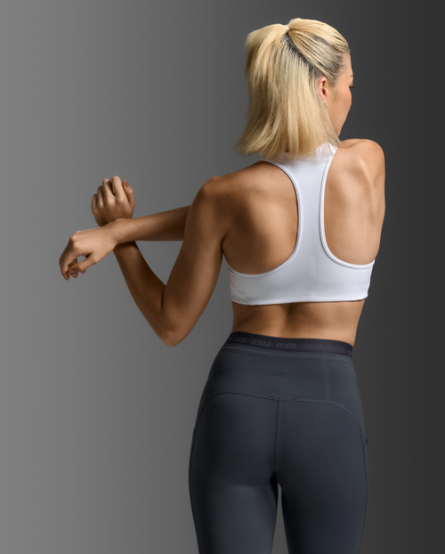 2XU - Form Racerback Medium Impact Bra - Women's - White/White - 2026