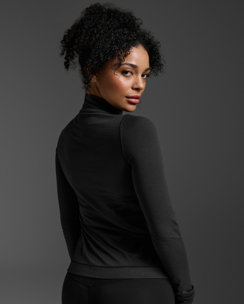 2XU - Flex Half Zip Long Sleeve - Women's - Black/Black - 2026