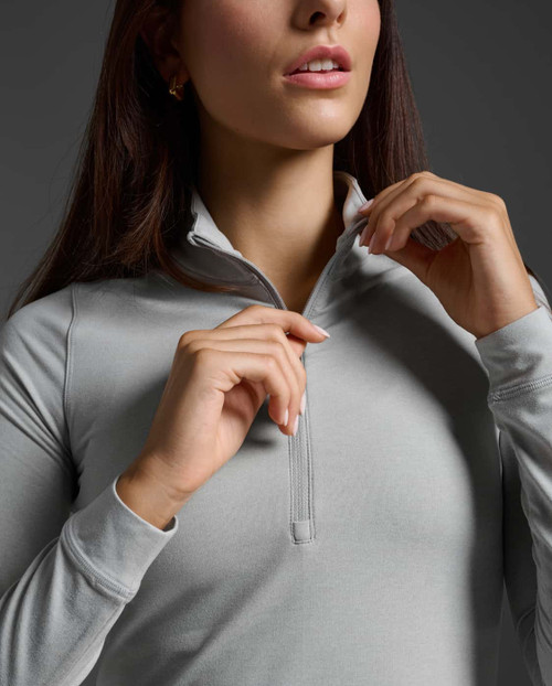 2XU - Flex Half Zip Long Sleeve - Women's - Harbor Mist/Harbor Mist - 2026