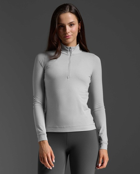 2XU - Flex Half Zip Long Sleeve - Women's - Harbor Mist/Harbor Mist - 2026