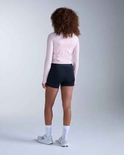 2XU - Aero Waffle Half Zip - Women's - Pink Frost/Pink Reflective - 2026