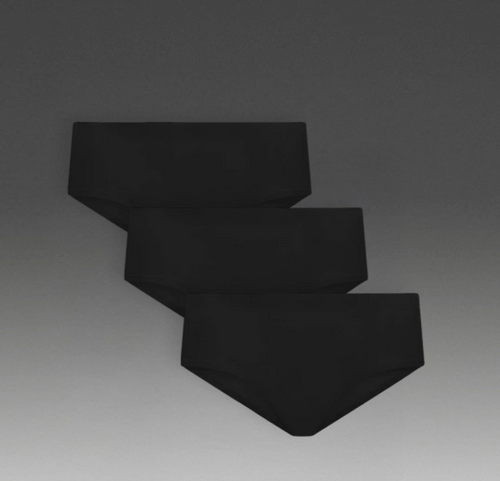 2XU - Invisible Hipster Brief 3 Pack - Women's - Black/Black - 2026