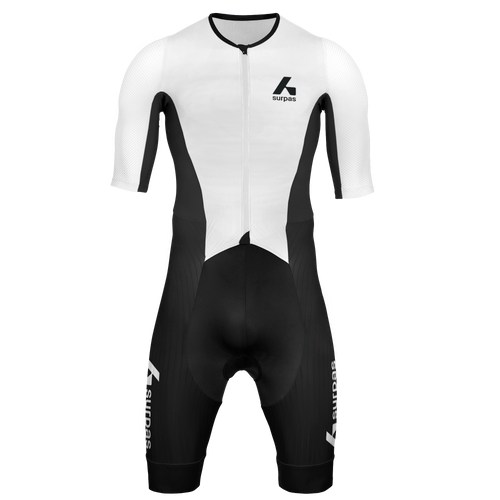 Surpas - Aero 4 Speedsuit LD - Men's - White/Black - 2026