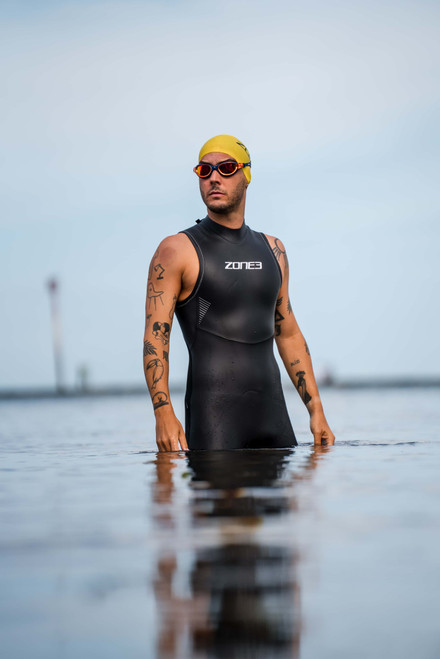 ZONE3 - Ascend Sleeveless Wetsuit - Men's - Black/Grey - 2026 - Ex-Rental 2 Hire