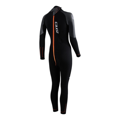ZONE3 - Active-Flex Wetsuit - Women's - Black/Orange - 2026 - Ex-Rental 1 Hire