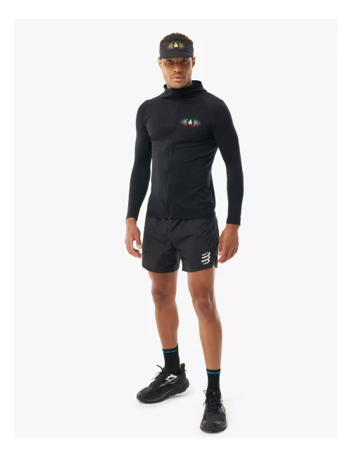 Compressport - 3D Thermo Seamless Hoodie Zip - IRONMAN 2026 - L2 - Men's - Black