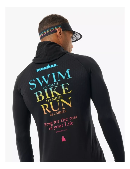 Compressport - 3D Thermo Seamless Hoodie Zip - IRONMAN 2026 - L2 - Men's - Black