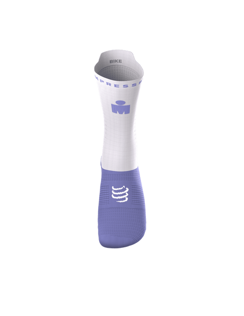Compressport - Pro Racing Socks v4.0 Bike - Ironman 2026 - L1 - Unisex - Jacaranda/White