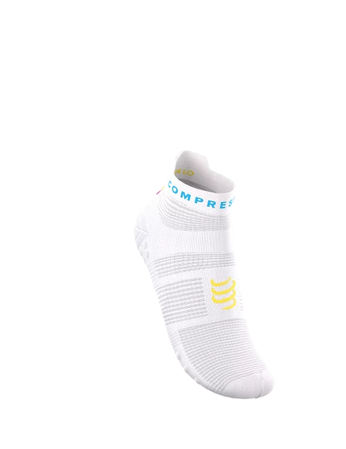 Compressport - Pro Racing Socks v4.0 Run Low - Ironman 2026 - L2 - Unisex - White