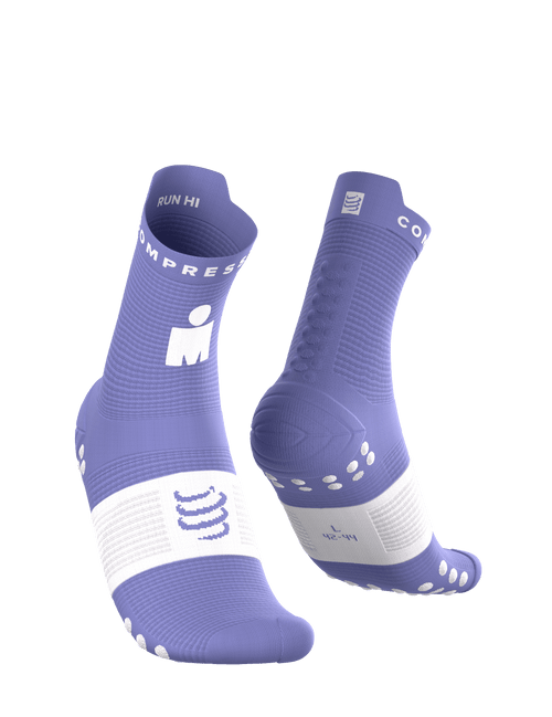 Compressport - Pro Racing Socks v4.0 Run High - Ironman 2026 - L1 - Unisex - Jacaranda/White