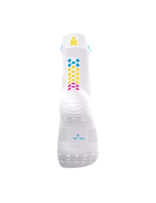 Compressport - Pro Racing Socks v4.0 Run High - Ironman 2026 - L2 - Unisex - White