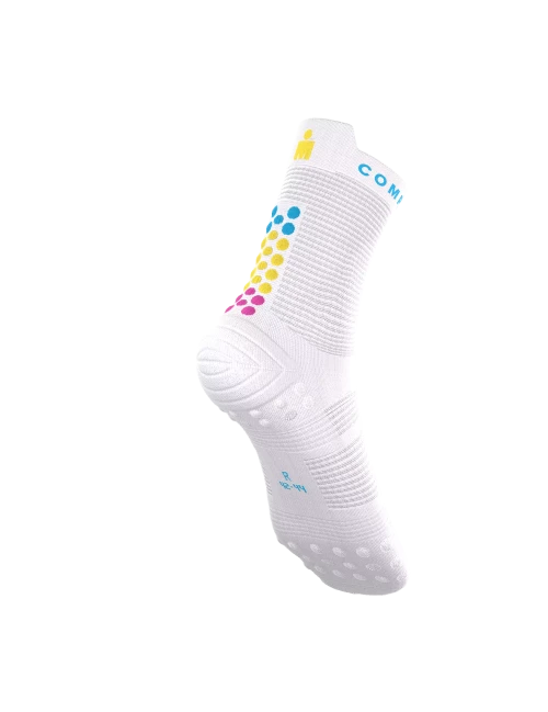 Compressport - Pro Racing Socks v4.0 Run High - Ironman 2026 - L2 - Unisex - White