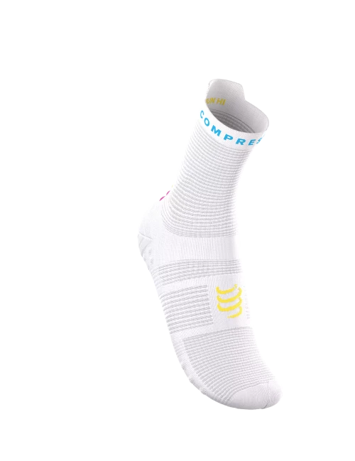Compressport - Pro Racing Socks v4.0 Run High - Ironman 2026 - L2 - Unisex - White