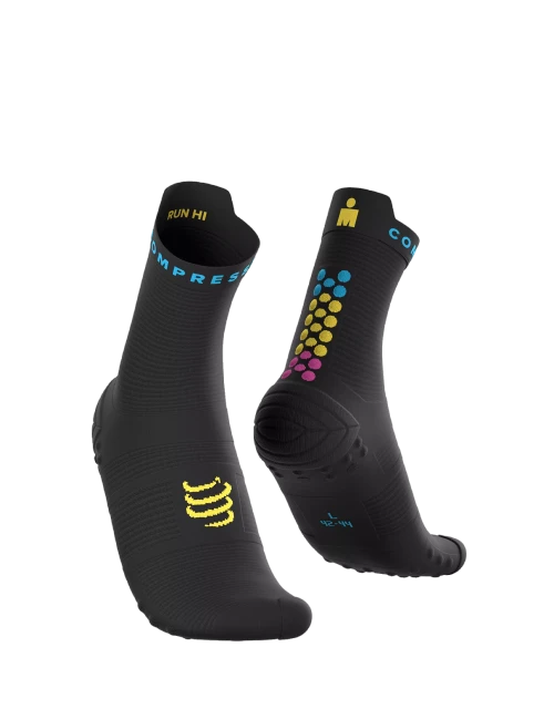Compressport - Pro Racing Socks v4.0 Run High - Ironman 2026 - L2 - Unisex - Black