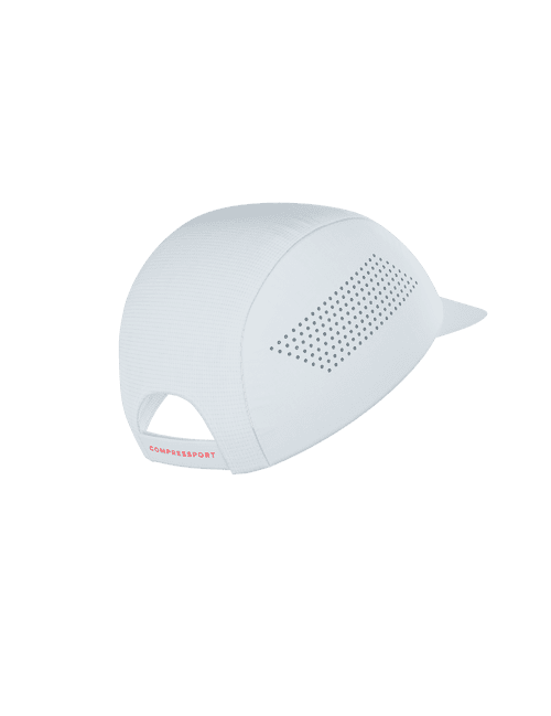 Compressport - Pro Racing Cap - Ironman 2026 - L1 - Unisex - White/Neon Red
