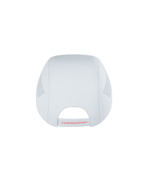 Compressport - Pro Racing Cap - Ironman 2026 - L1 - Unisex - White/Neon Red