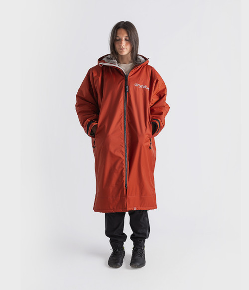 Dryrobe - Advance Long Sleeve Changing Robe - Burnt Orange