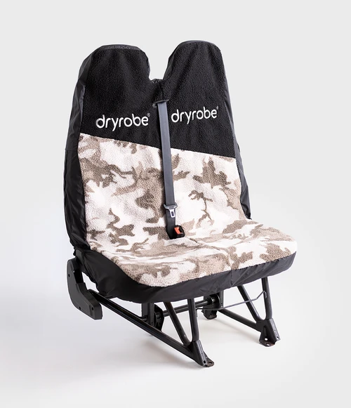 Dryrobe - Car Seat Cover (Double) - Sand Camo / Black