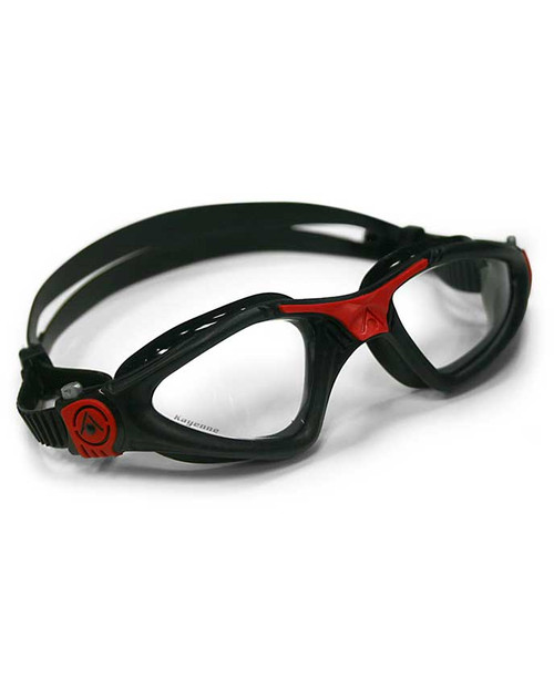 Aqua Sphere - Kayenne Goggle - Clear Lens - Black/Red
