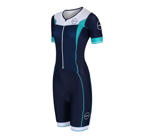 Zone3 -Lava Long Distance Full Zip Short Sleeve Trisuit - Women's