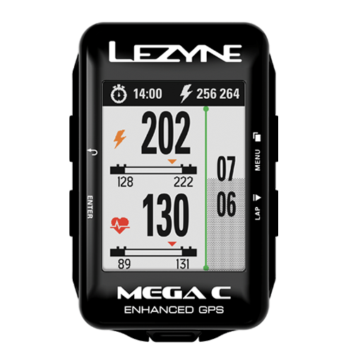 Lezyne - Mega C GPS Smart Loaded - Black