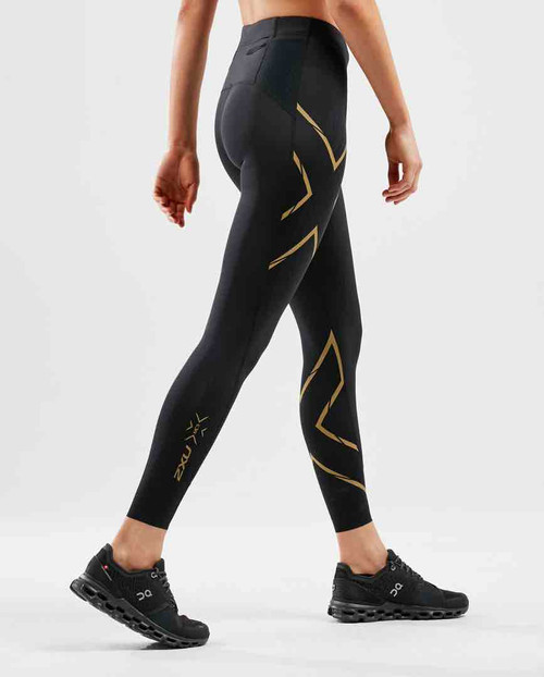 2XU Women's MCS Cross Training Compression Tights, Black/Gold, X-Small :  : Clothing, Shoes & Accessories