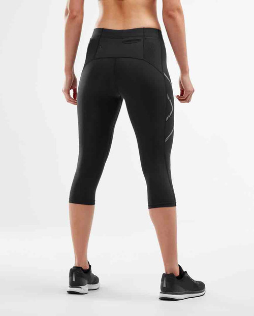 3/4-length running tights, knee-length running tights, 3/4 length sports  tights